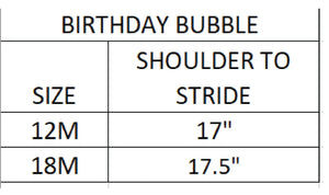 Baby Girl Smocked First Birthday Bubble Seven Lantern Lane
