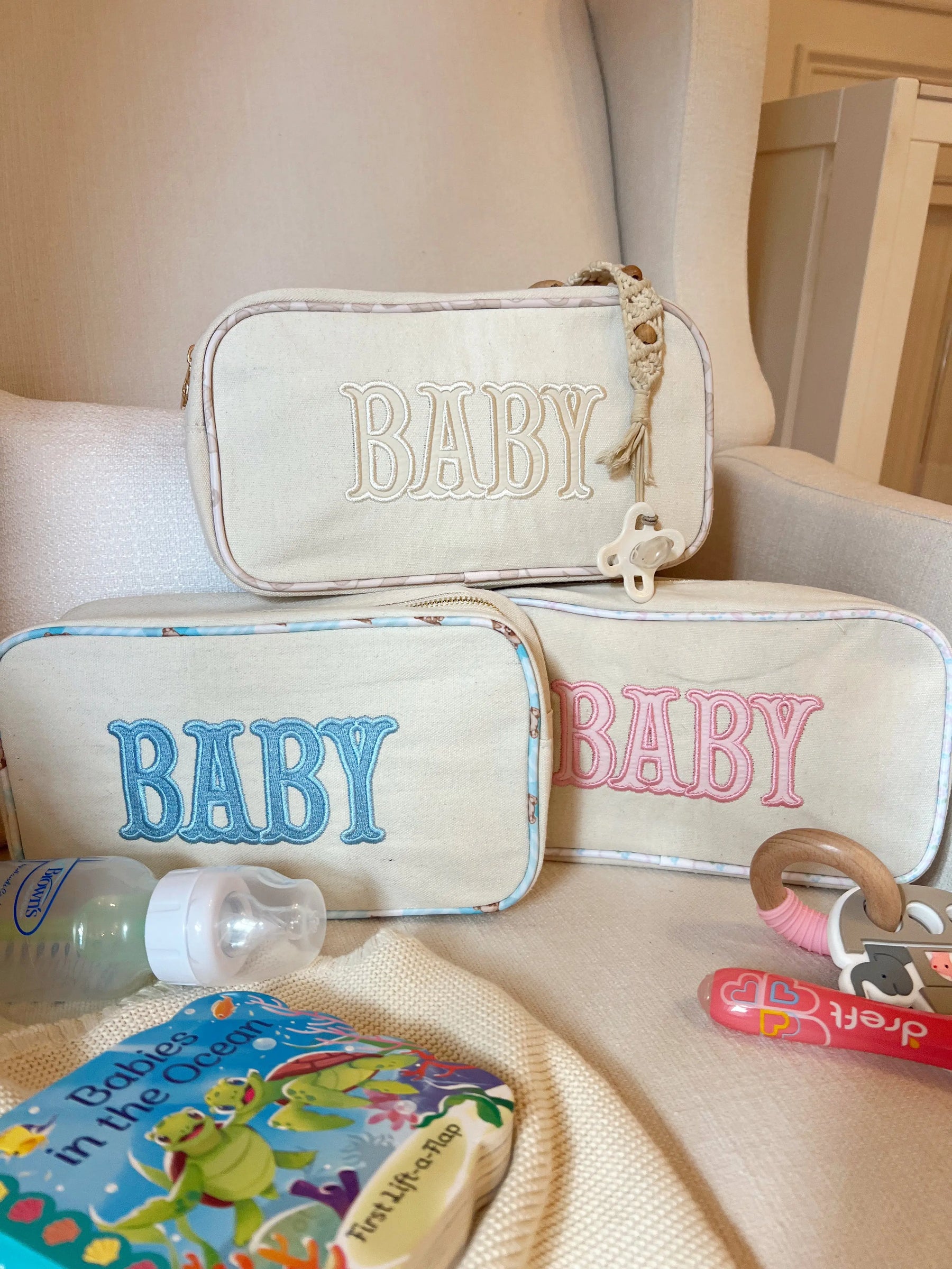 Baby - Large Canvas Bag KenzKustomz