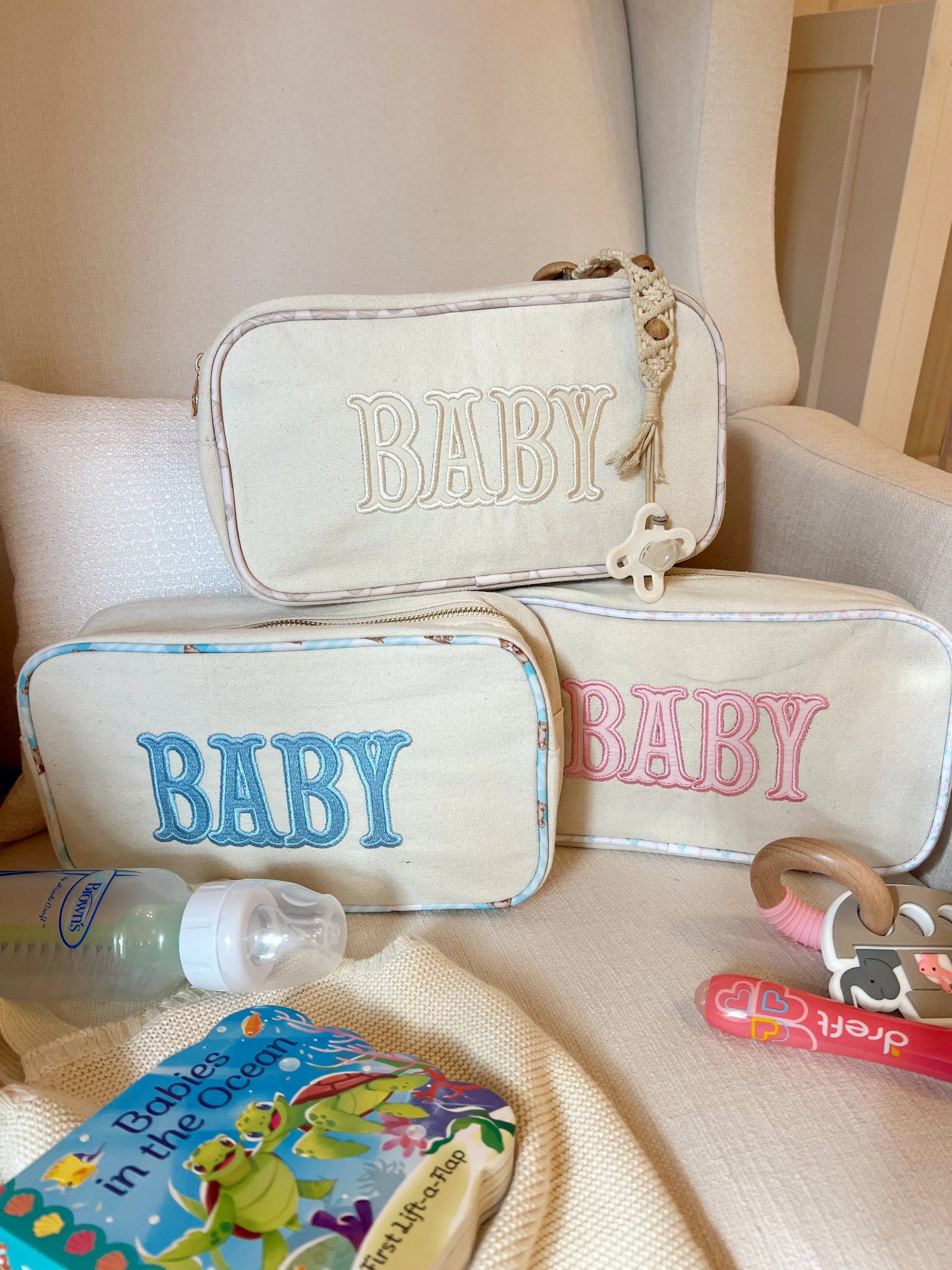Baby - Large Canvas Bag KenzKustomz
