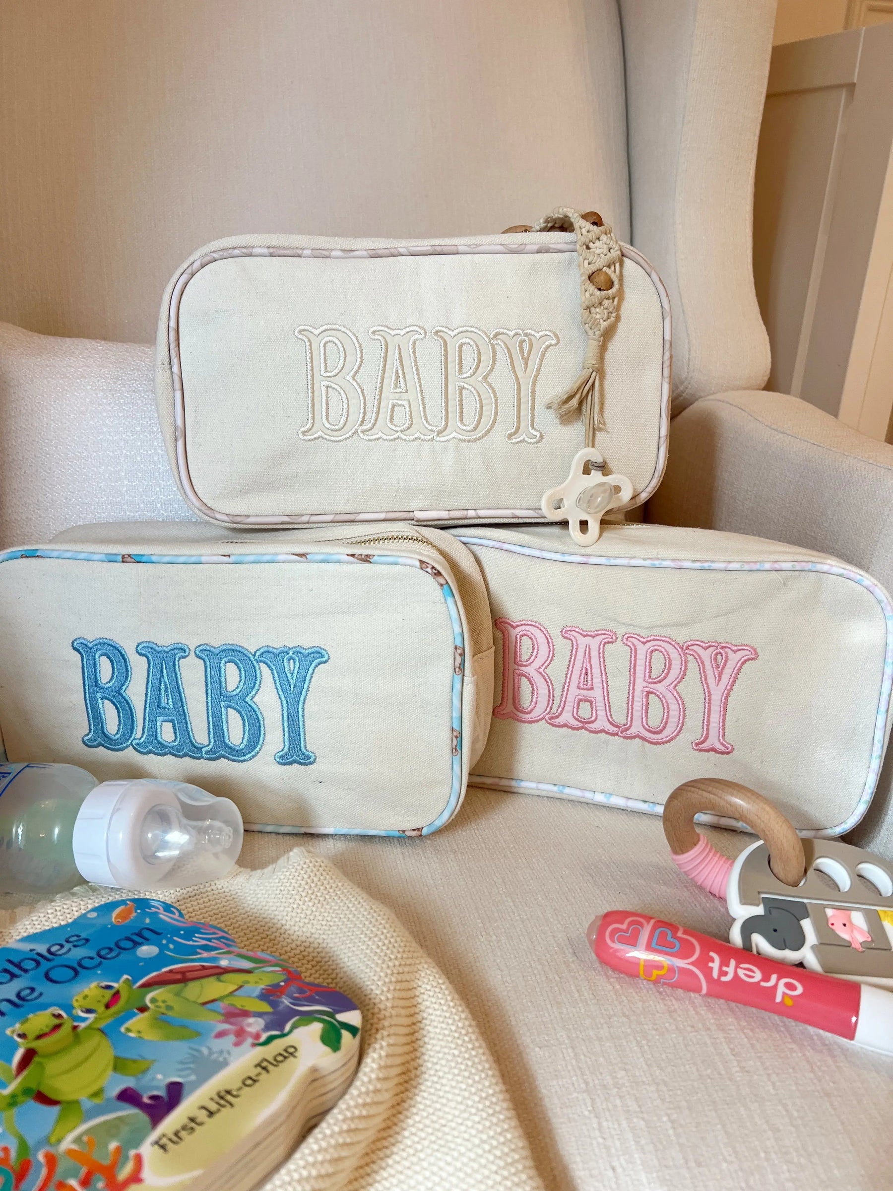 Baby - Large Canvas Bag KenzKustomz