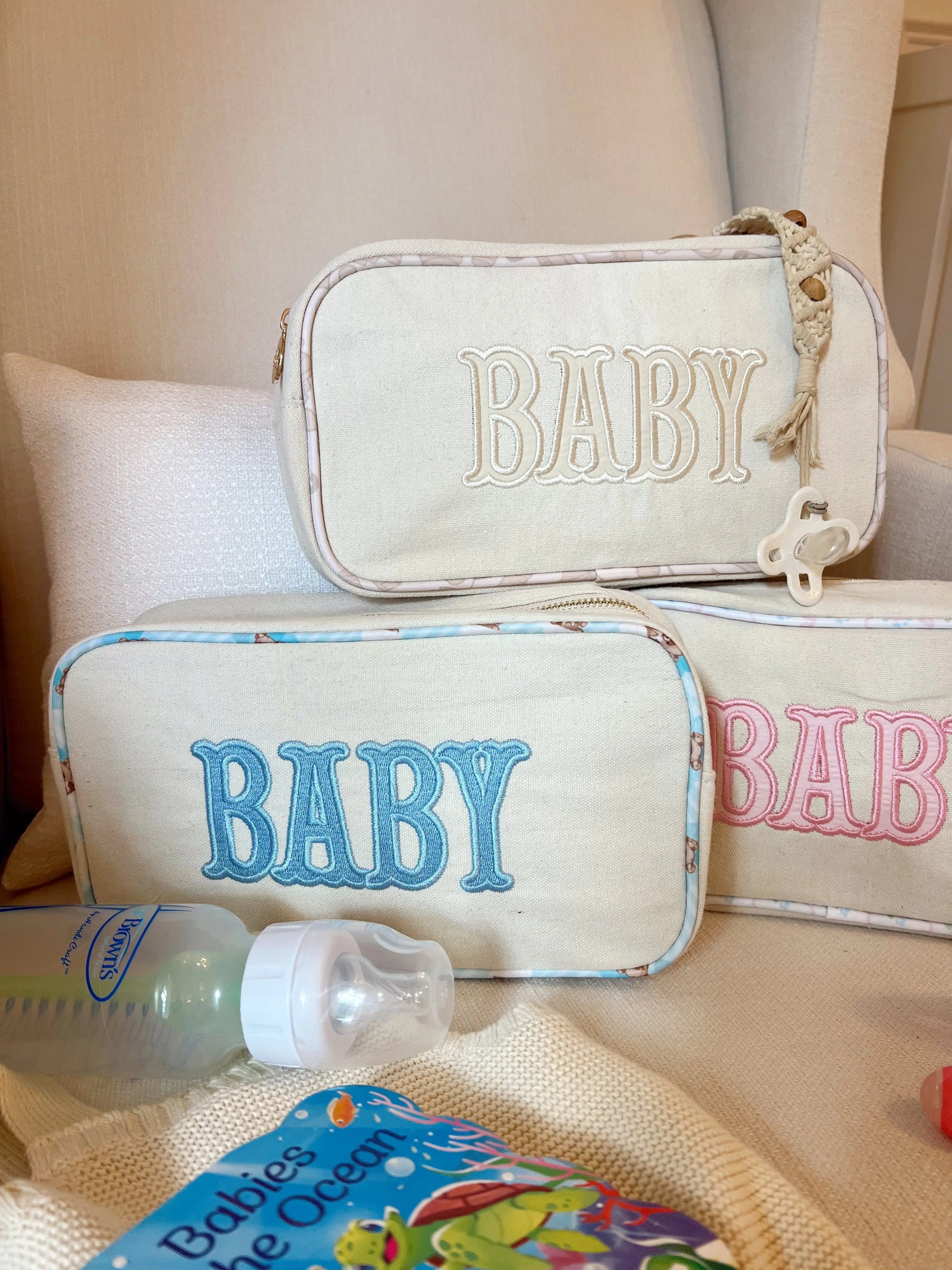 Baby - Large Canvas Bag KenzKustomz