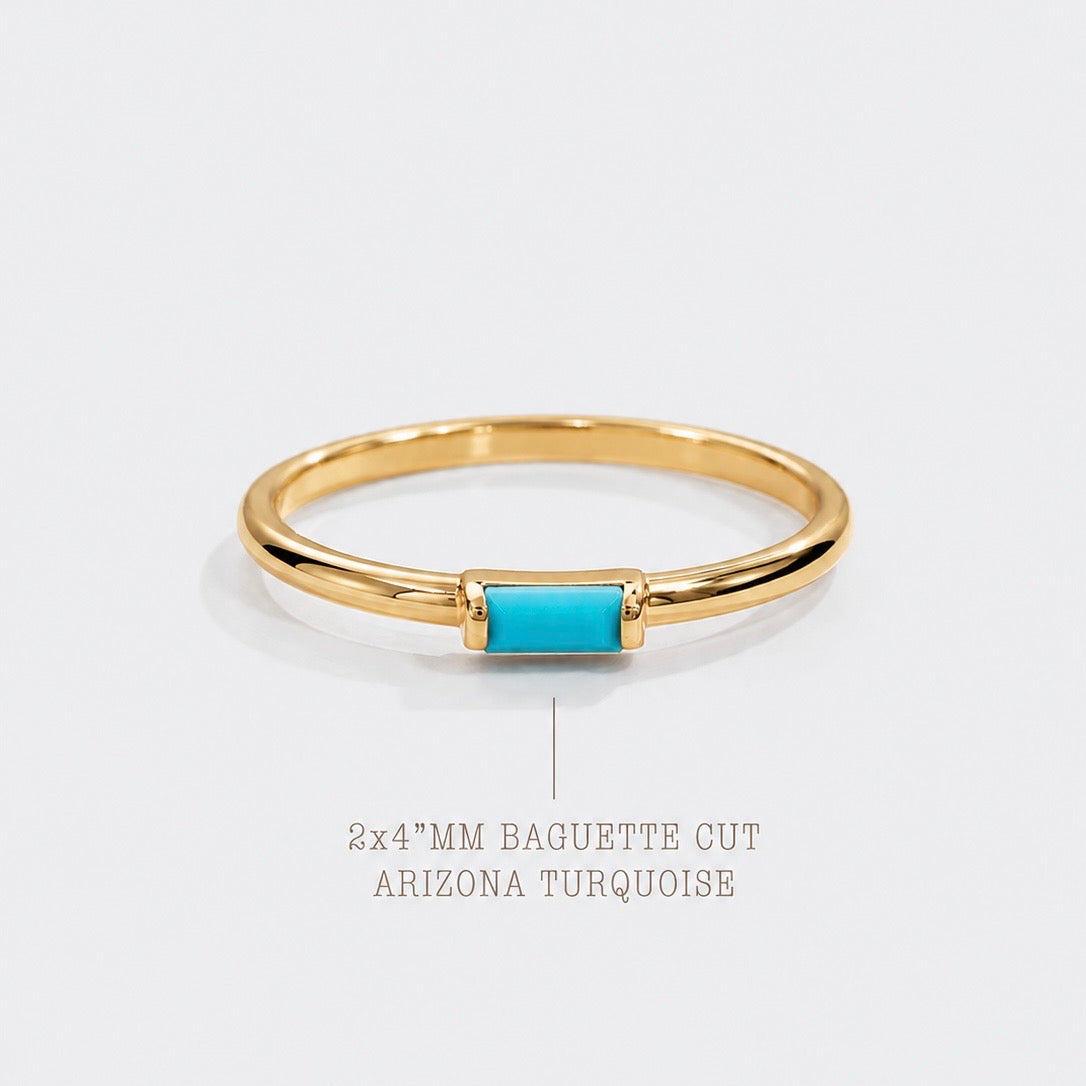 Faye Ring | Arizona Turquoise handmade jewelry by Ke Bella