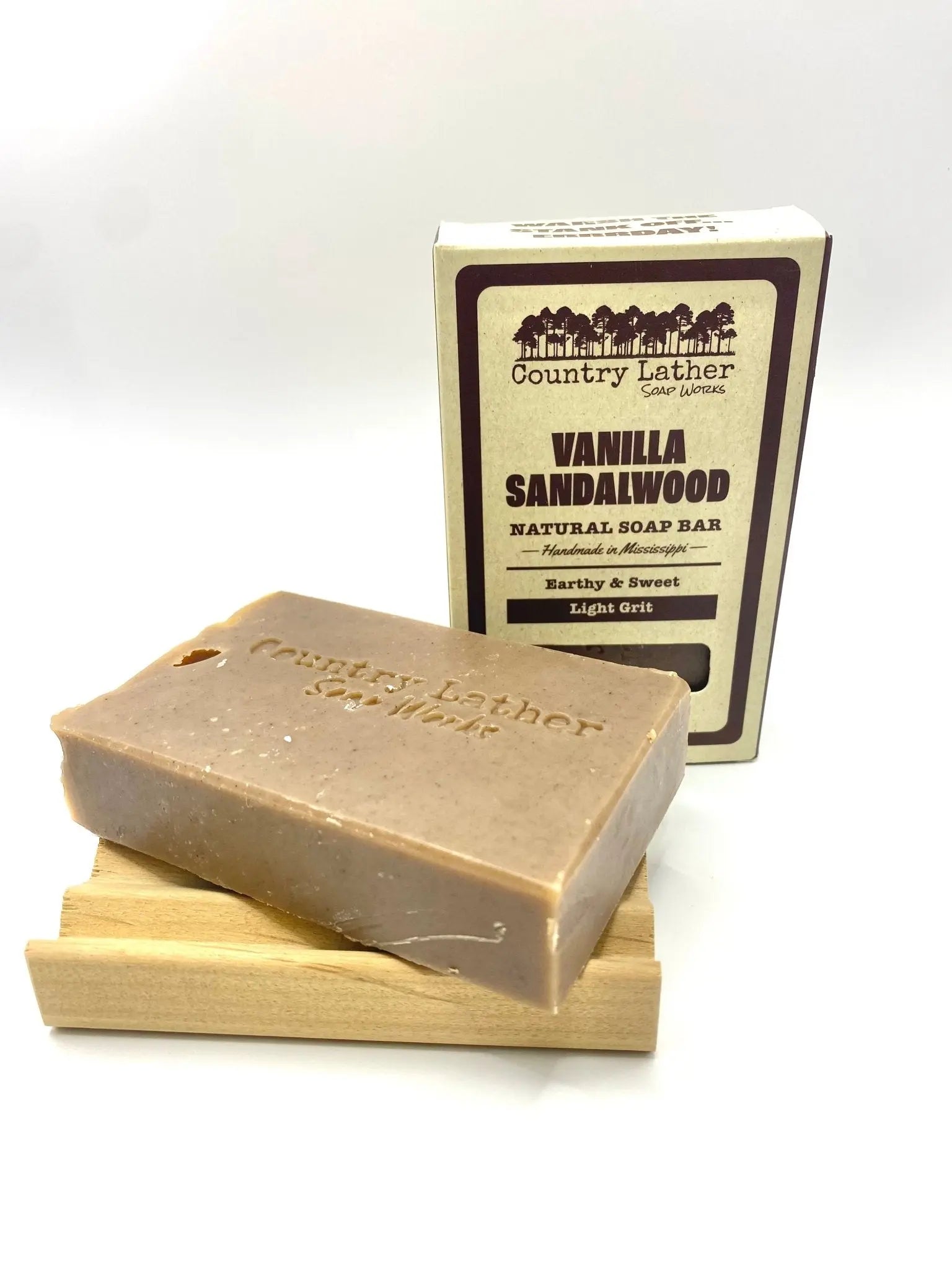 Southern handmade soap bars in gift bundle