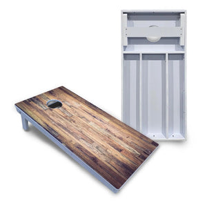 Barnwood Planks Cornhole Boards - All Weather Series Cornhole Solutions
