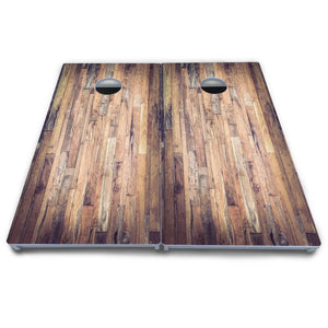 Barnwood Planks Cornhole Boards - All Weather Series Cornhole Solutions