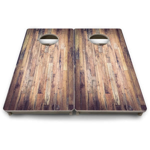 Barnwood Planks - Mini or Vacation Sized Cornhole Boards Cornhole Solutions