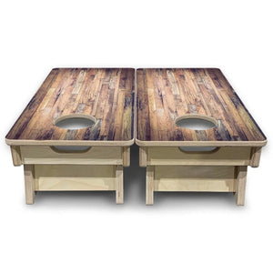 Barnwood Planks - Mini or Vacation Sized Cornhole Boards Cornhole Solutions