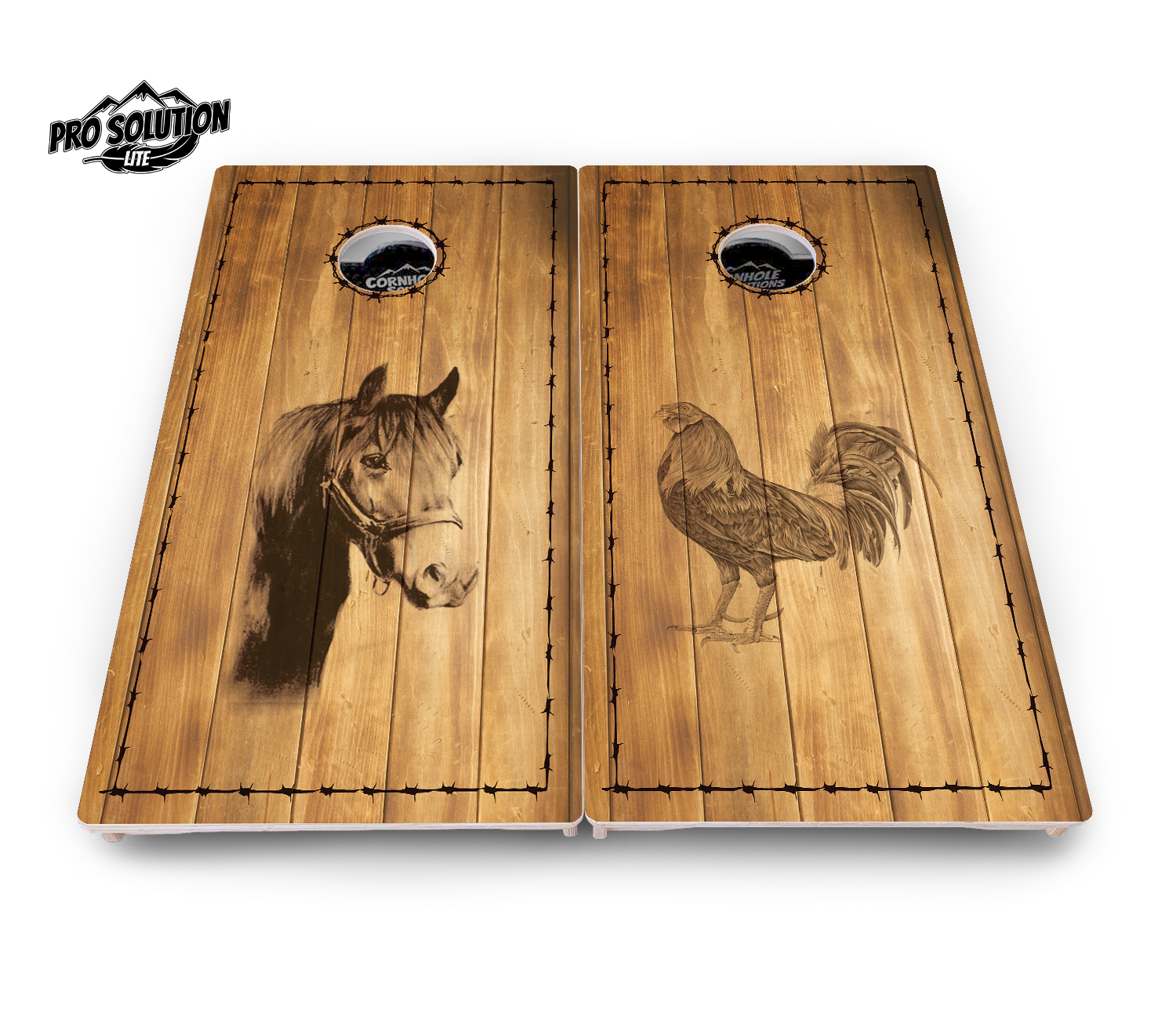Barnyard Cornhole Boards - Pro Solution Lite Series Cornhole Solutions