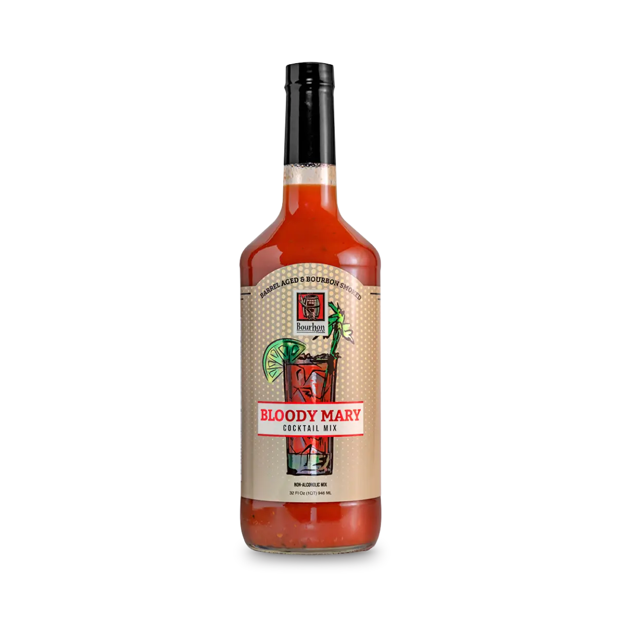 Barrel Aged and Bourbon Smoked Bloody Mary Mix bottle