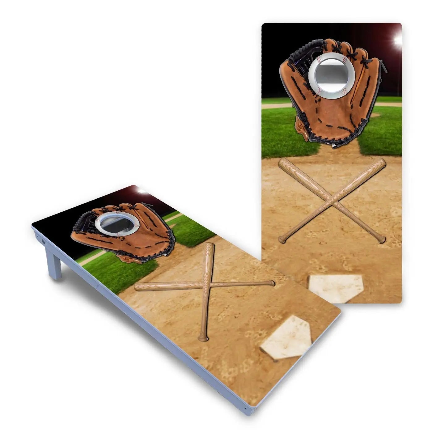 Baseball Theme Cornhole Boards - All Weather Series Cornhole Solutions