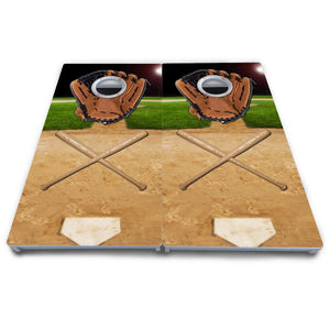 Baseball Theme Cornhole Boards - All Weather Series Cornhole Solutions