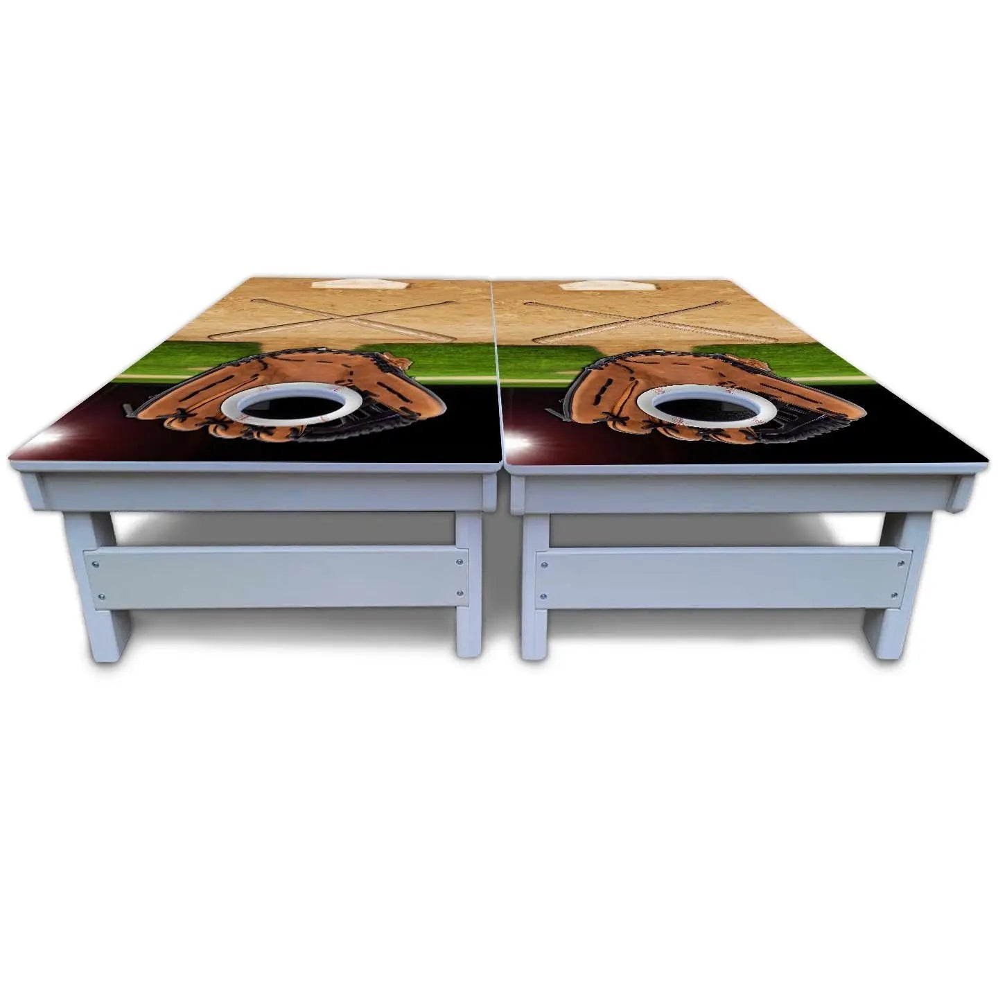 Baseball Theme Cornhole Boards - All Weather Series Cornhole Solutions