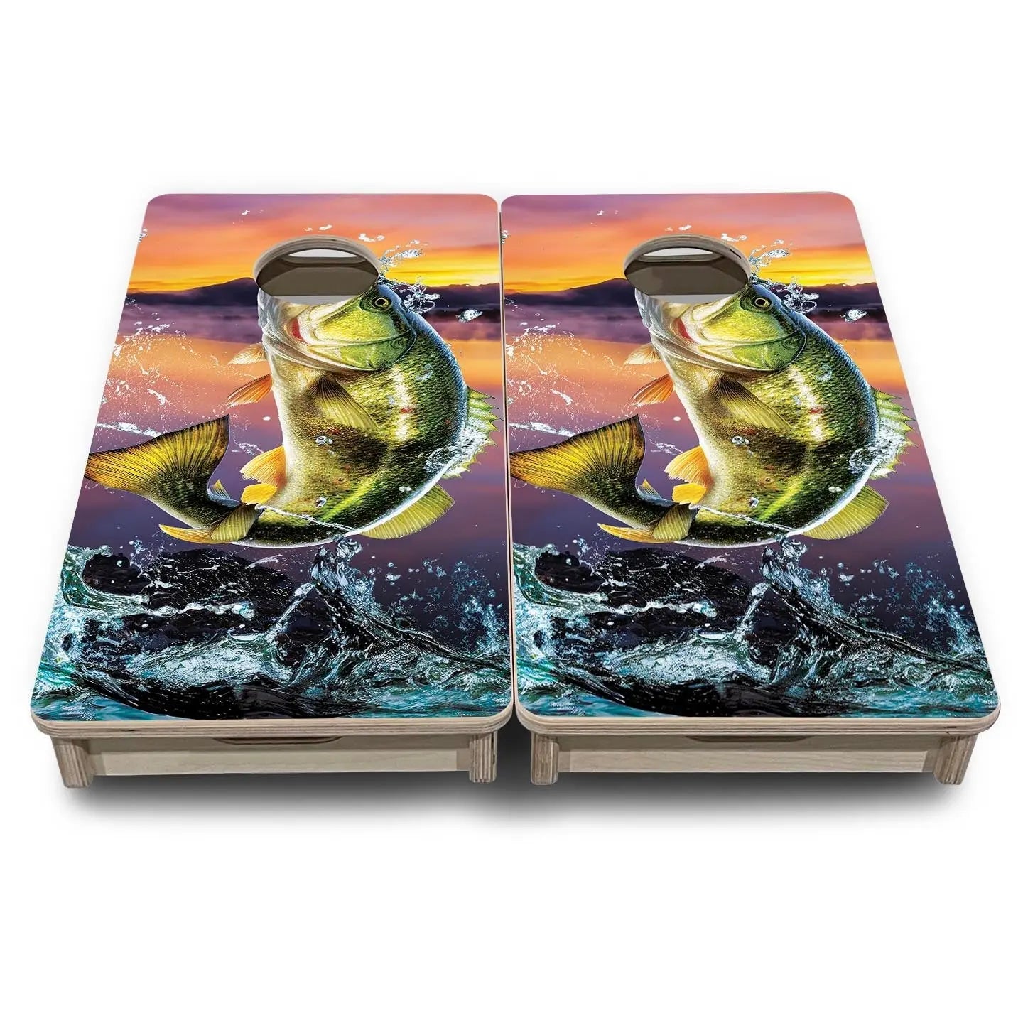 Basshole - Mini or Vacation Size Cornhole Boards Cornhole Solutions