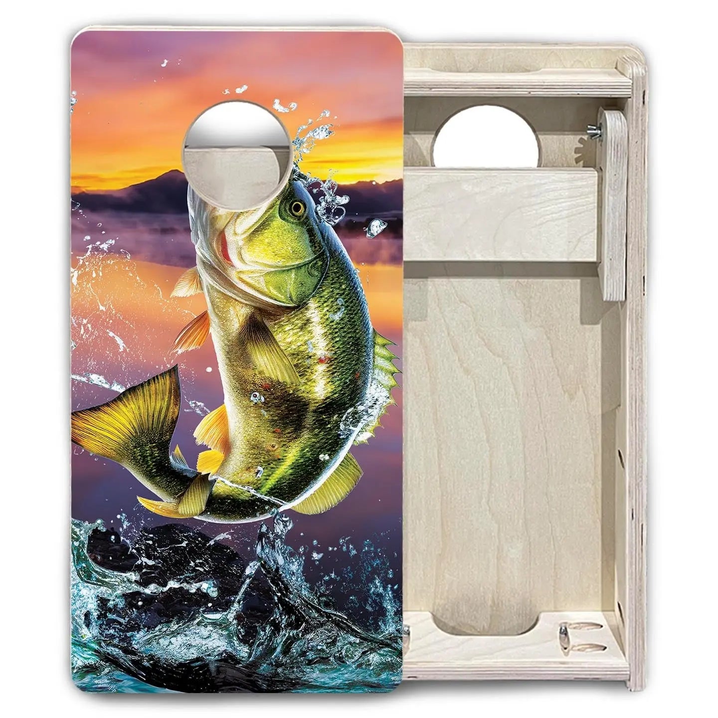 Basshole - Mini or Vacation Size Cornhole Boards Cornhole Solutions