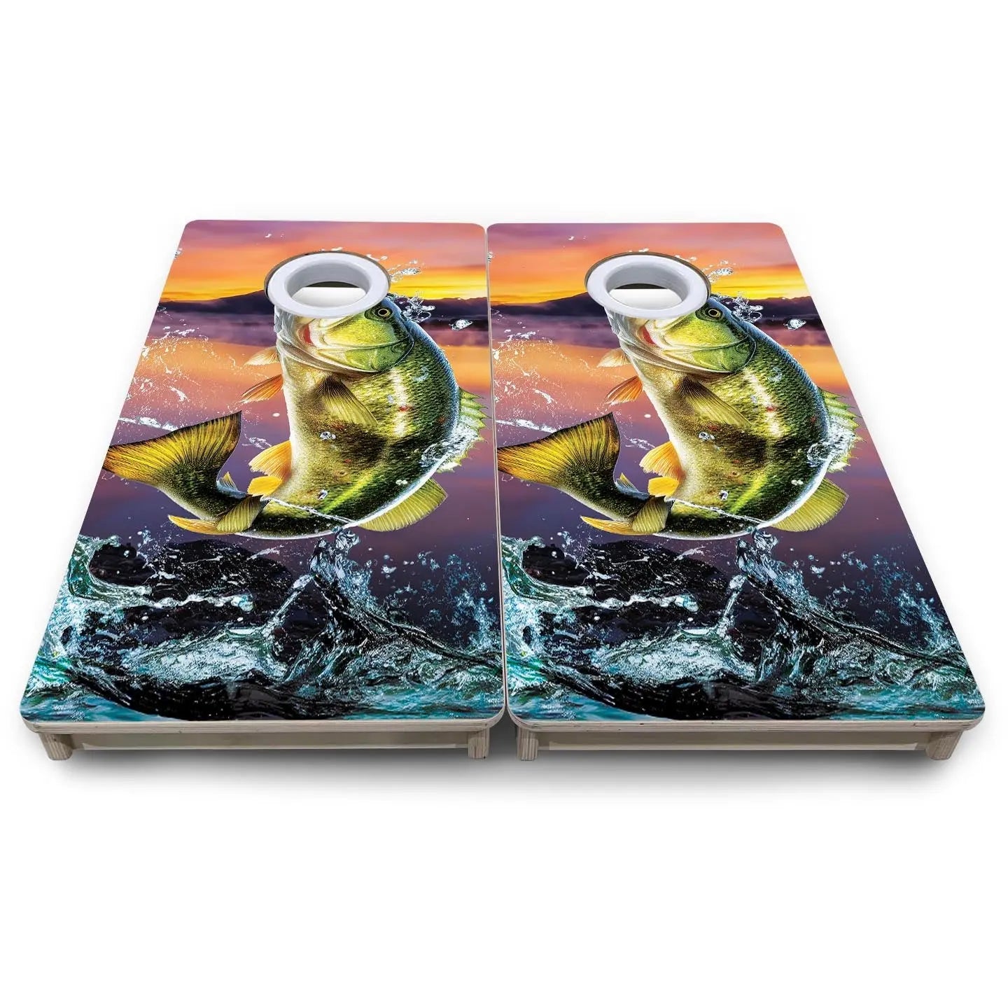 Basshole - Mini or Vacation Size Cornhole Boards Cornhole Solutions