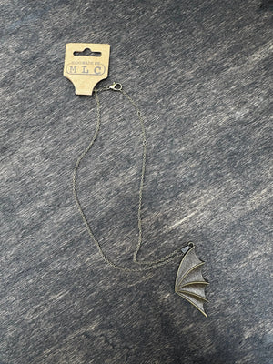 Bat Wing Necklace Mushroom Lady Co