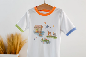 Bayou Birthday Organic Cotton Kids Tshirt Nola Tawk