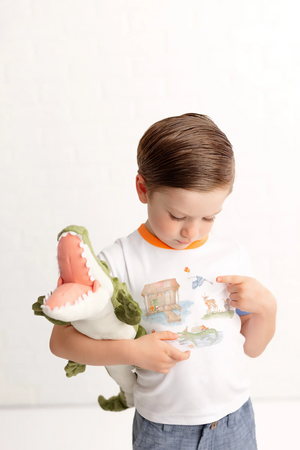 Bayou Birthday Organic Cotton Kids Tshirt Nola Tawk