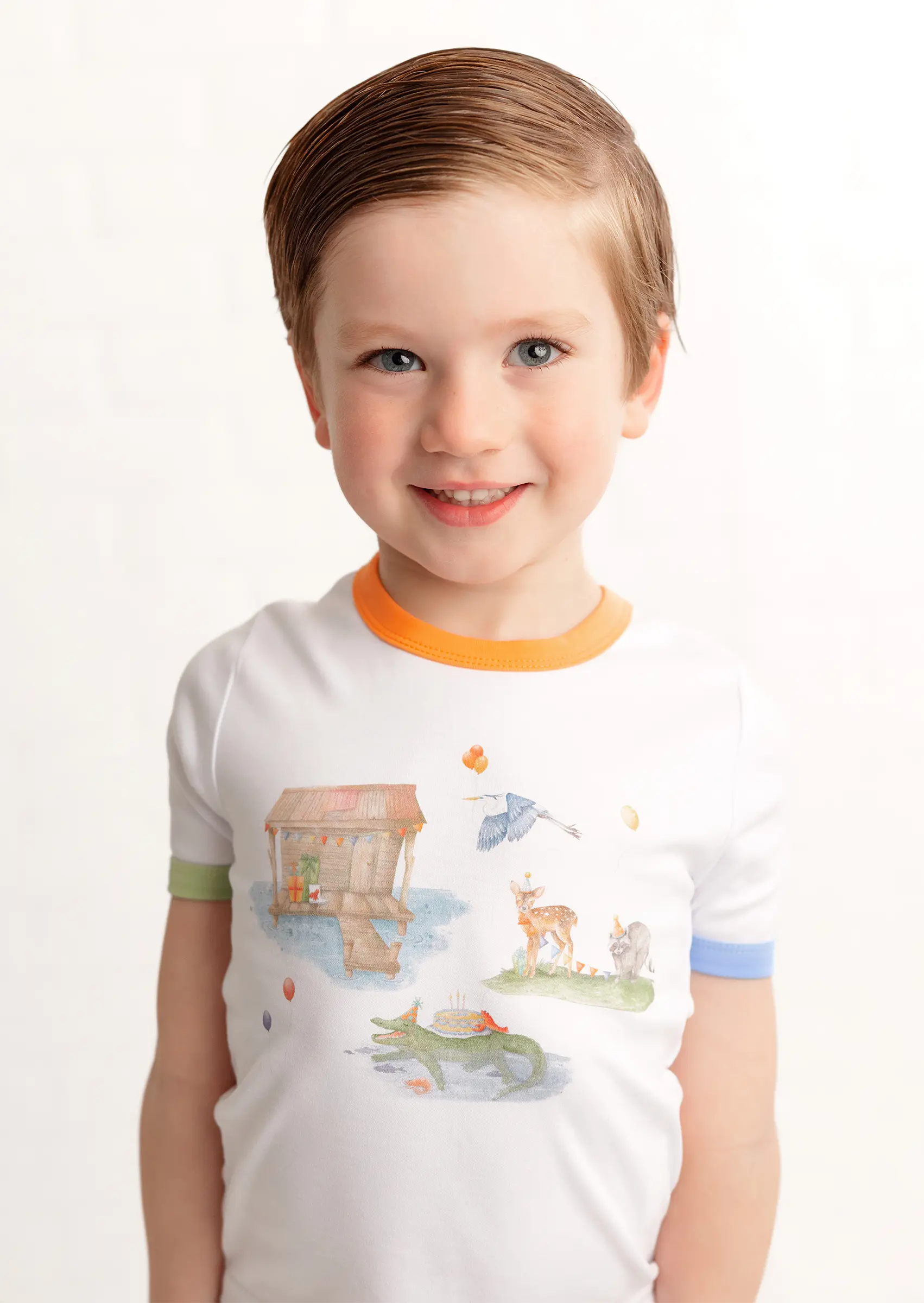 Bayou Birthday Organic Cotton Kids Tshirt Nola Tawk