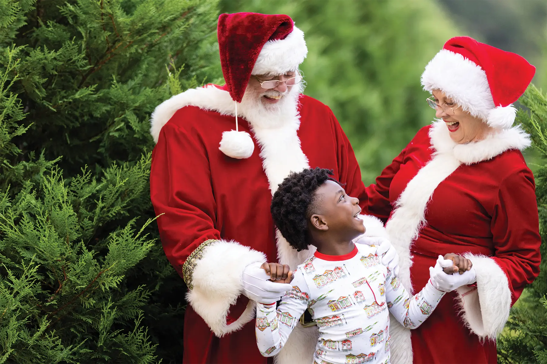 Bayou Wonderland Organic Cotton Christmas Kids Pajamas Nola Tawk