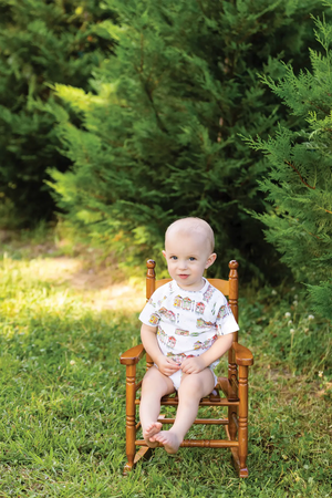 Bayou Wonderland Organic Cotton Christmas Onesie Nola Tawk