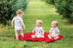 Bayou Wonderland Organic Cotton Christmas Onesie Nola Tawk