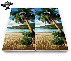 Beach Scene Cornhole Boards - Pro Solution Elite Series Cornhole Solutions