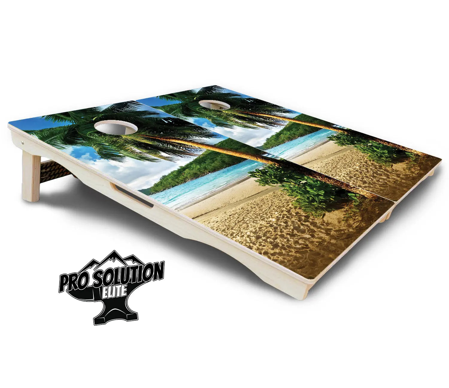 Beach Scene Cornhole Boards - Pro Solution Elite Series Cornhole Solutions