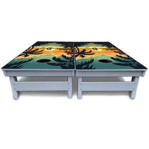 Beach Sunset Cornhole Boards - All Weather Series Cornhole Solutions