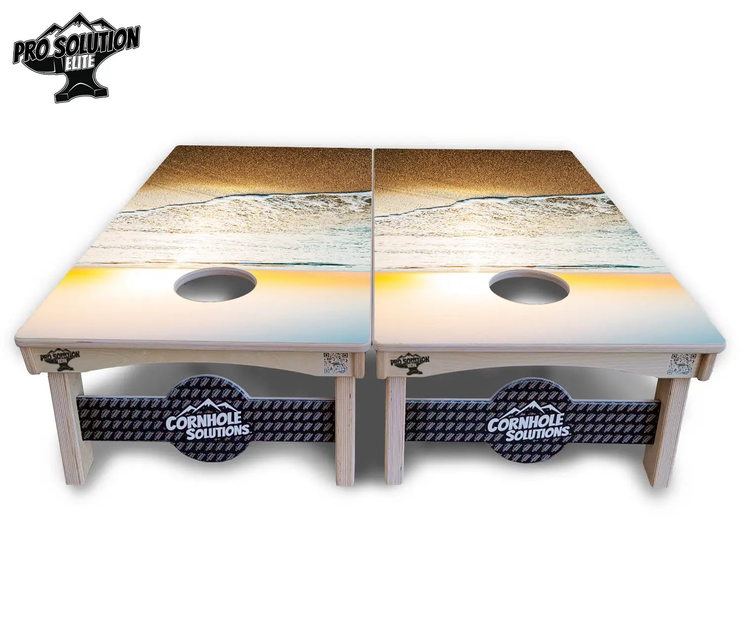 Beach Sunset Cornhole Boards - Pro Solution Elite Series Cornhole Solutions