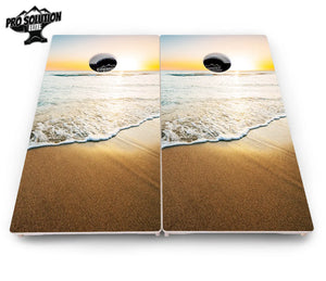 Beach Sunset Cornhole Boards - Pro Solution Elite Series Cornhole Solutions