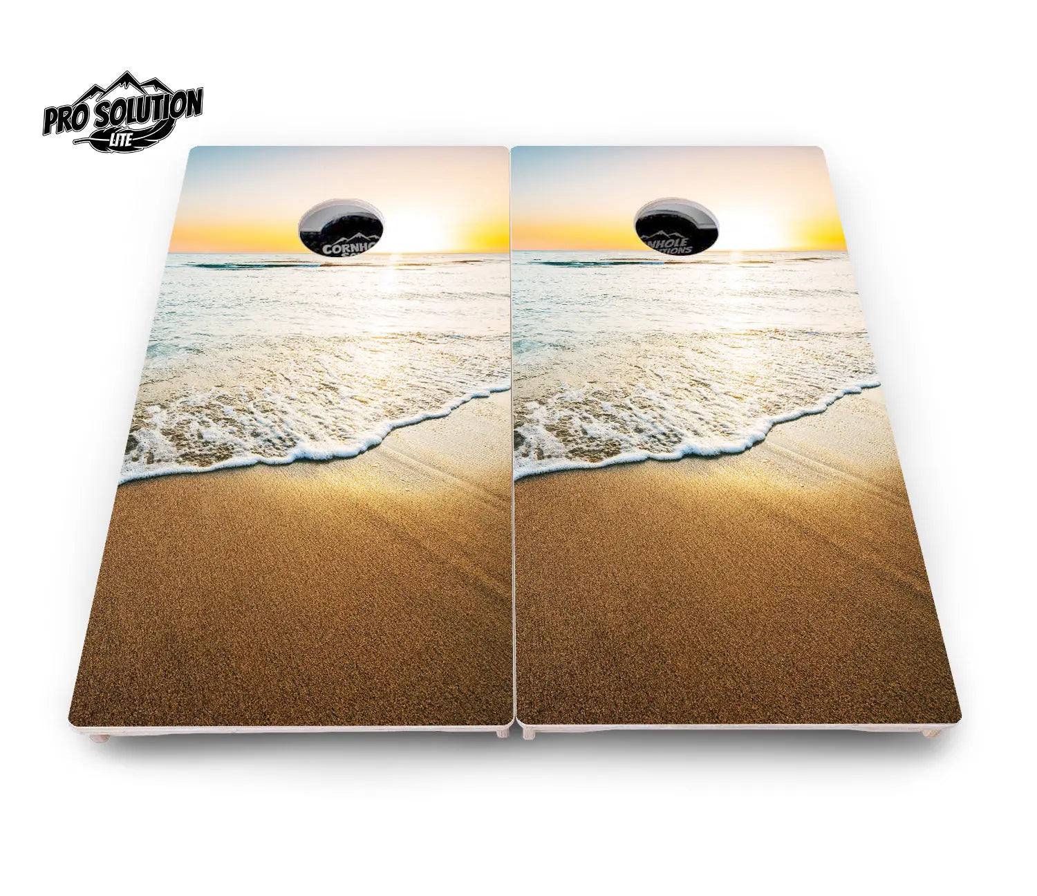 Beach Sunset Cornhole Boards - Pro Solution Lite Series Cornhole Solutions