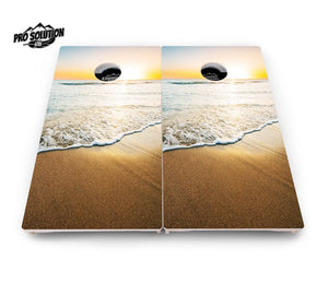 Beach Sunset Cornhole Boards - Pro Solution Lite Series Cornhole Solutions