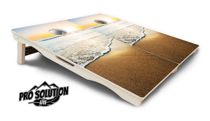 Beach Sunset Cornhole Boards - Pro Solution Lite Series Cornhole Solutions