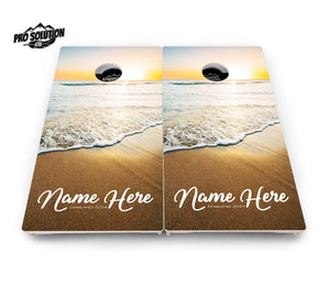 Beach Sunset Cornhole Boards - Pro Solution Lite Series Cornhole Solutions