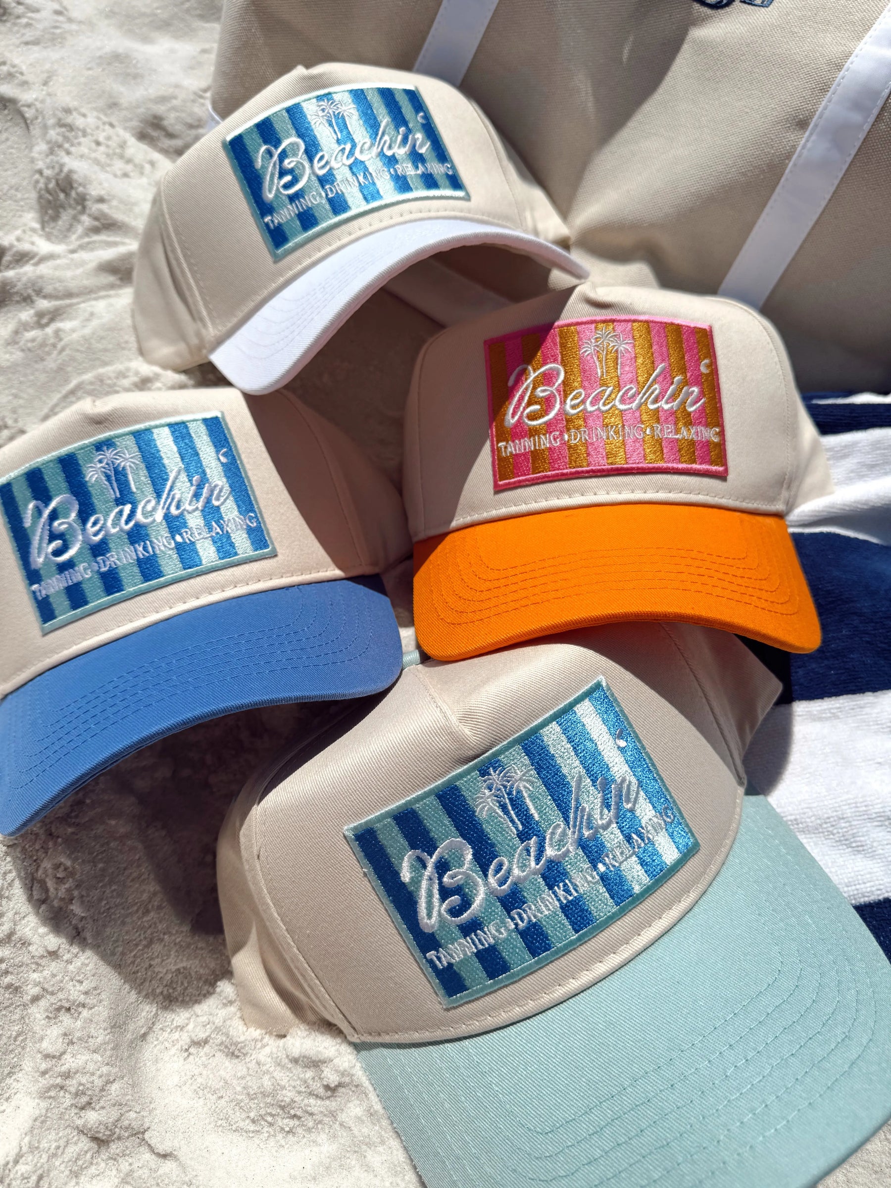 Beachin' - Vintage Trucker Hat KenzKustomz