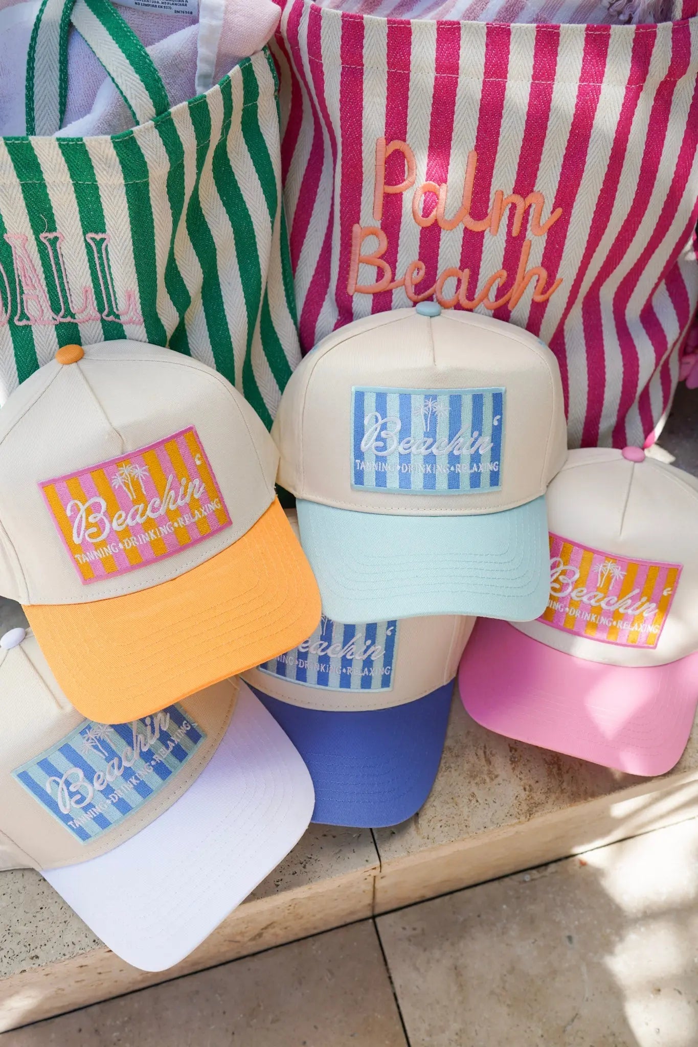 Beachin' - Vintage Trucker Hat KenzKustomz
