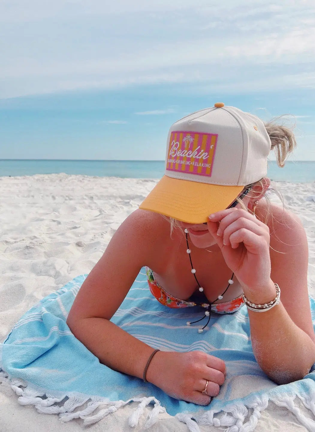 Beachin' - Vintage Trucker Hat KenzKustomz