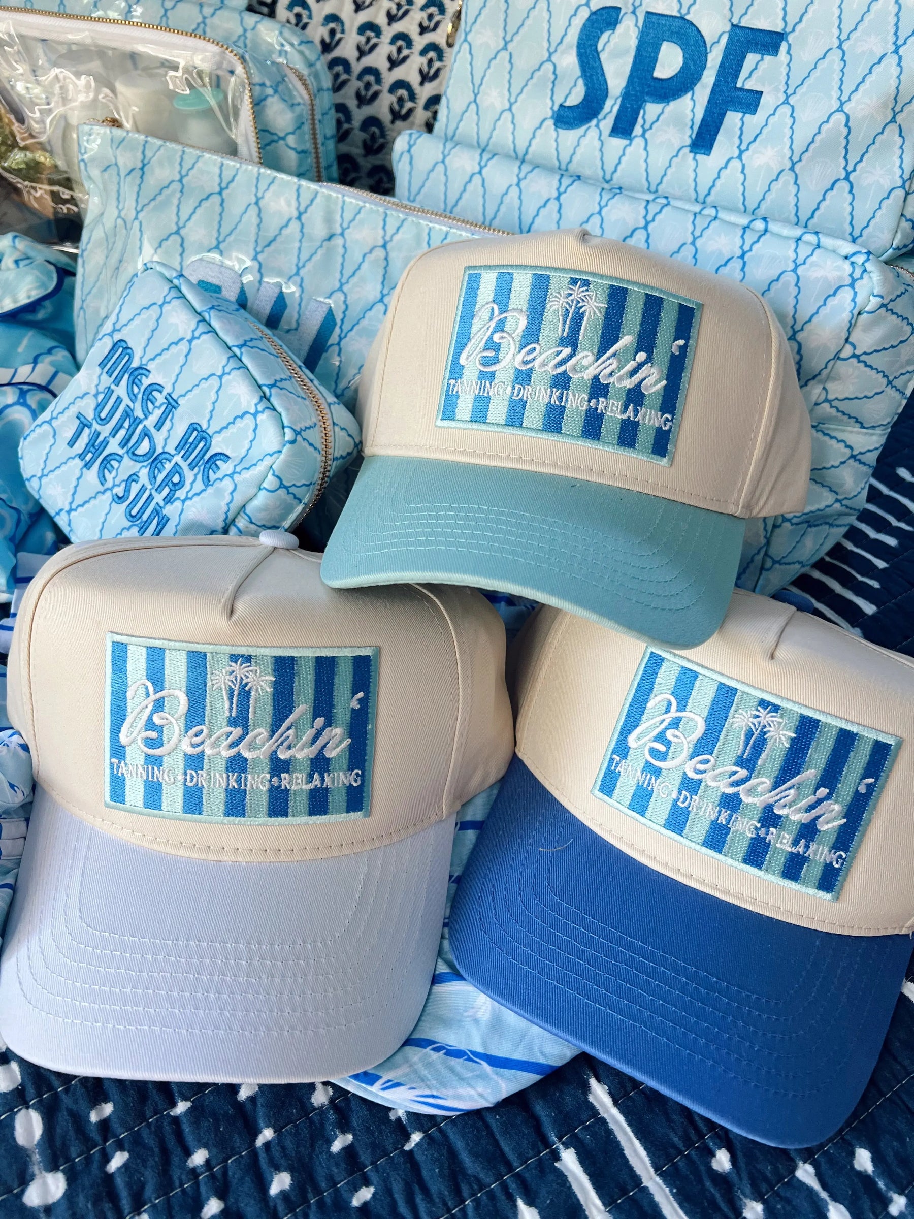 Beachin' - Vintage Trucker Hat KenzKustomz