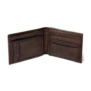 Benjamin Leather Bifold with Front Pocket Wallet Mission Mercantile Leather Goods