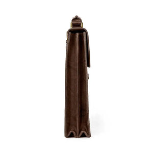 Benjamin Leather Briefcase Mission Mercantile Leather Goods