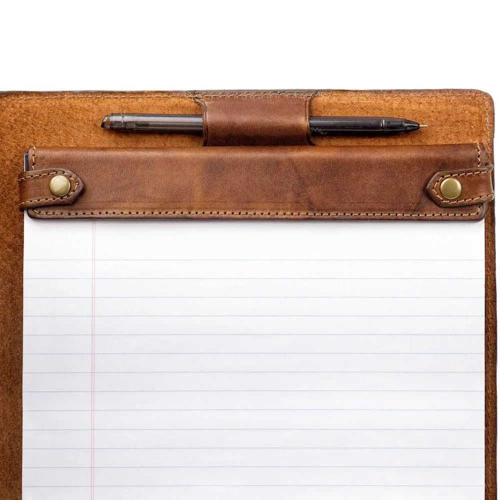Benjamin Leather Padfolio Mission Mercantile Leather Goods