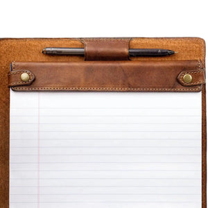 Benjamin Leather Padfolio Mission Mercantile Leather Goods
