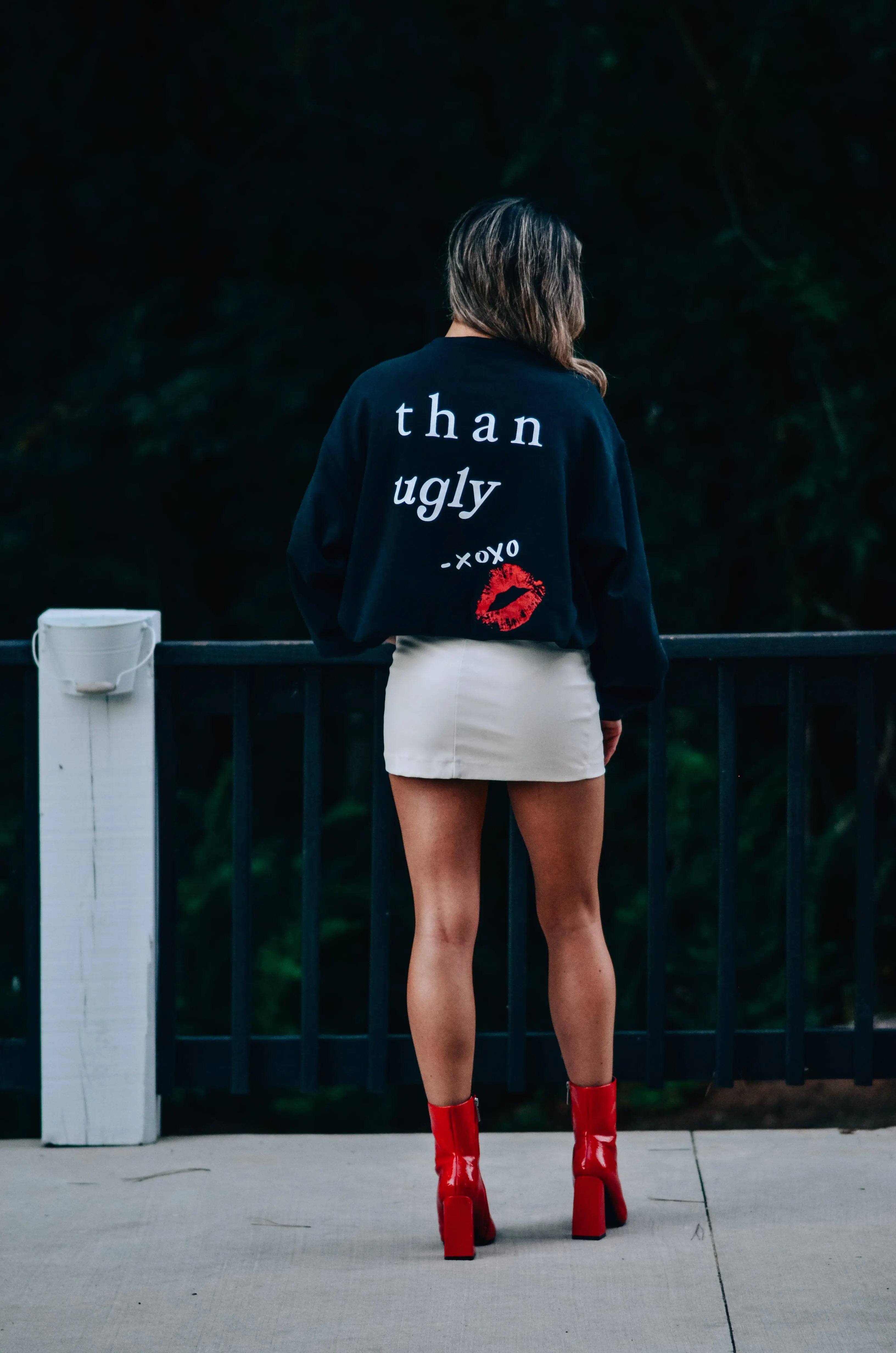 Better Late Than Ugly Sweatshirt Southern Bliss Company