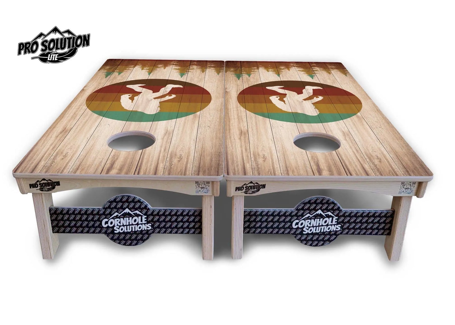 Bigfoot Circle Cornhole Boards - Pro Solution Lite Series