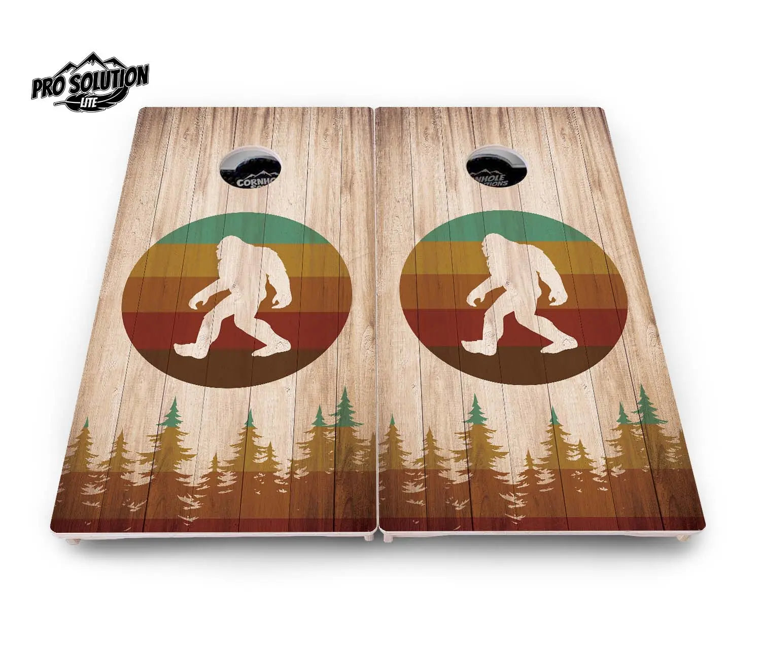 Bigfoot Circle Cornhole Boards - Pro Solution Lite Series