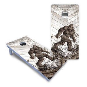 Bigfoot Whitewash Cornhole Boards - All Weather Series Cornhole Solutions