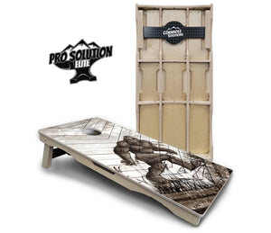 Bigfoot Whitewash Cornhole Boards - Pro Solution Elite Series Cornhole Solutions