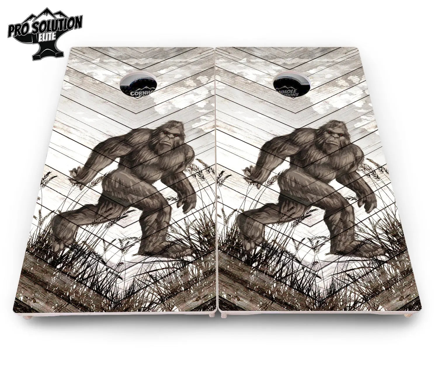 Bigfoot Whitewash Cornhole Boards - Pro Solution Elite Series Cornhole Solutions