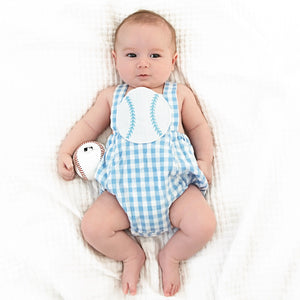 Blue Baseball Sunsuit Seven Lantern Lane